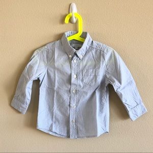 Jacadi 2T 100% cotton light blue plaid shirts
